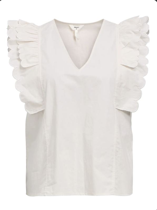 Blusar/skjortor - Objhope papaya top – White sand