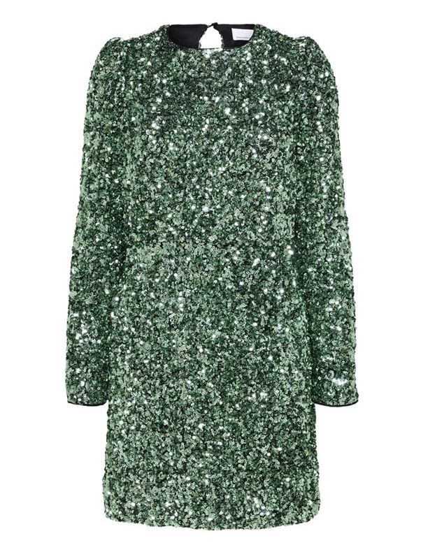 Klänningar - Slfcolyn short sequins dress – Loden frost