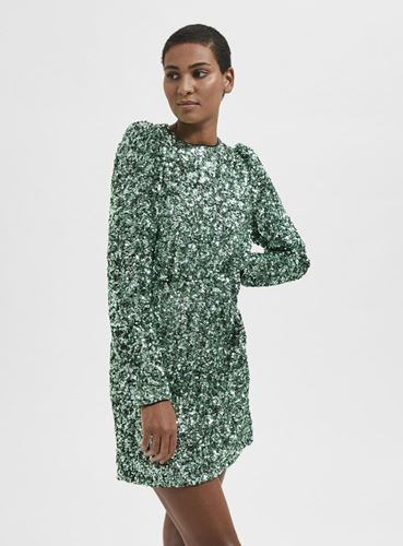 Klänningar - Slfcolyn short sequins dress – Loden frost