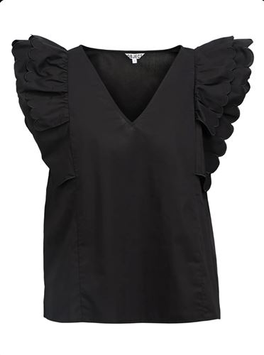 Blusar/skjortor - Objhope papaya top – Black