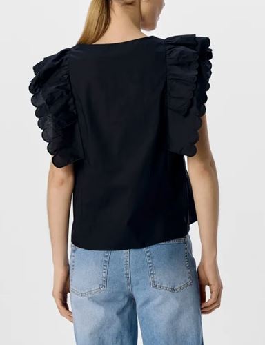 Blusar/skjortor - Objhope papaya top – Black
