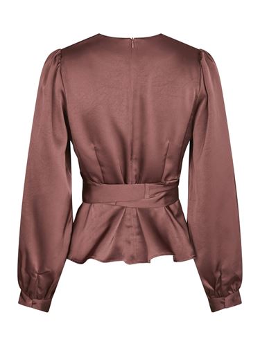 Blusar/Skjortor - Rista heavy sateen blouse – Dark rose