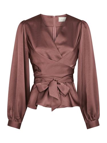 Blusar/Skjortor - Rista heavy sateen blouse – Dark rose