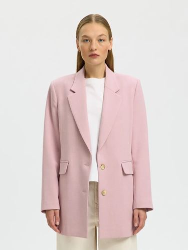 Kavajer/Ytterplagg - Slfrita Relaxed Blazer – Bleached Mauve