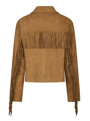 Kavajer/Ytterplagg - Lauron Faux Suede Jacket – Cognac