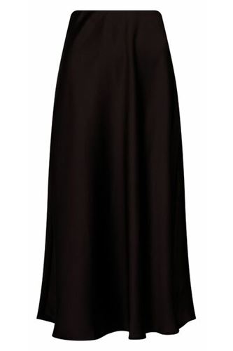 Kjolar - Bovary crepe satin skirt – brown