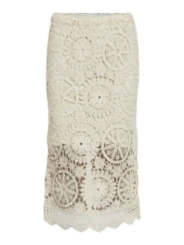 Kjolar - Objpetra knit midi skirt – Sandshell