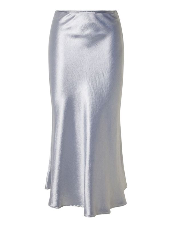 Kjolar - Slfsilva-lena midi skirt – Silver