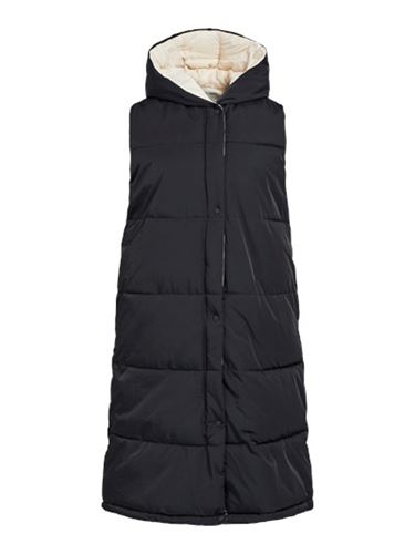 Kavajer/Ytterplagg - Objaria Hoodie Vest – Black Lining Sandshell