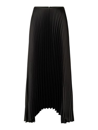 Kjolar - SLFTina Long Plisse Skirt – Black