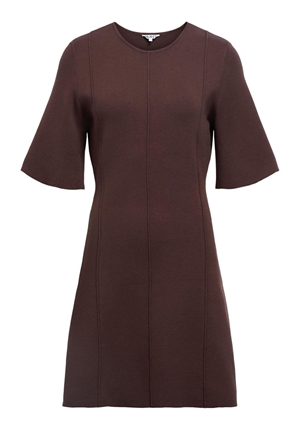Klänningar - Objreynard Short Dress – Seal Brown