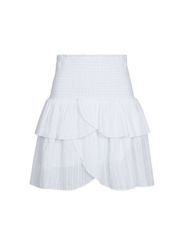 Kjolar - Carin structure Skirt – White
