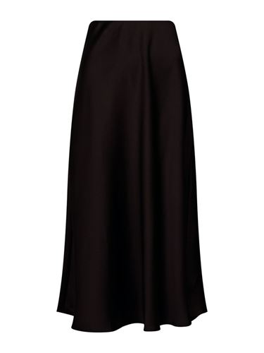 Kjolar - Bovary crepe satin skirt – brown