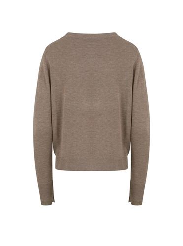 Tröjor - CC Heart julia cashmere o-neck – Light brown