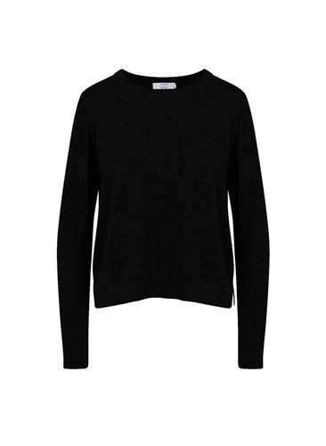 Tröjor - CC Heart julia cashmere o-neck – Black