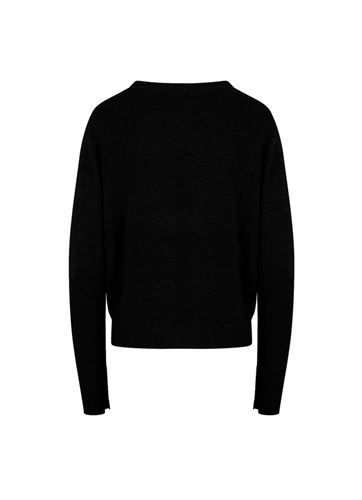 Tröjor - CC Heart julia cashmere o-neck – Black