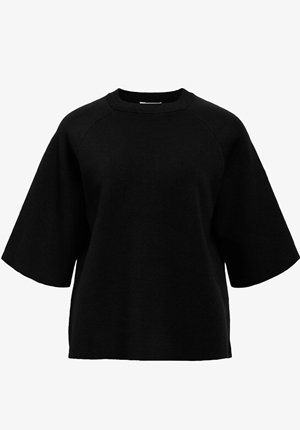 Tröjor/Koftor - Objreynard 2/4 knit pullover – Black
