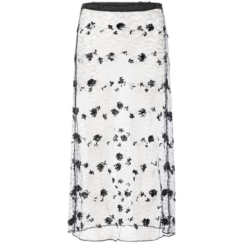 Kjolar - Sequins skirt – Black