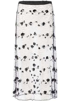 Kjolar - Sequins skirt – Black