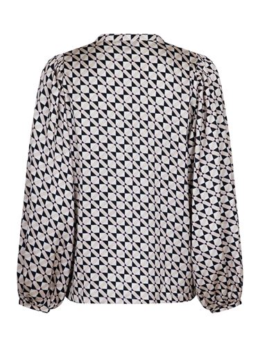 Blusar/Skjortor - Nani graphic match bluse – black