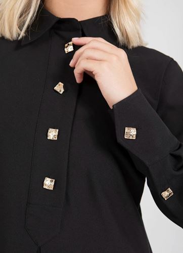 Klänningar - Shirt dress – Black