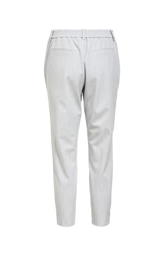 Byxor - Objlisa slim pant – Light grey melange