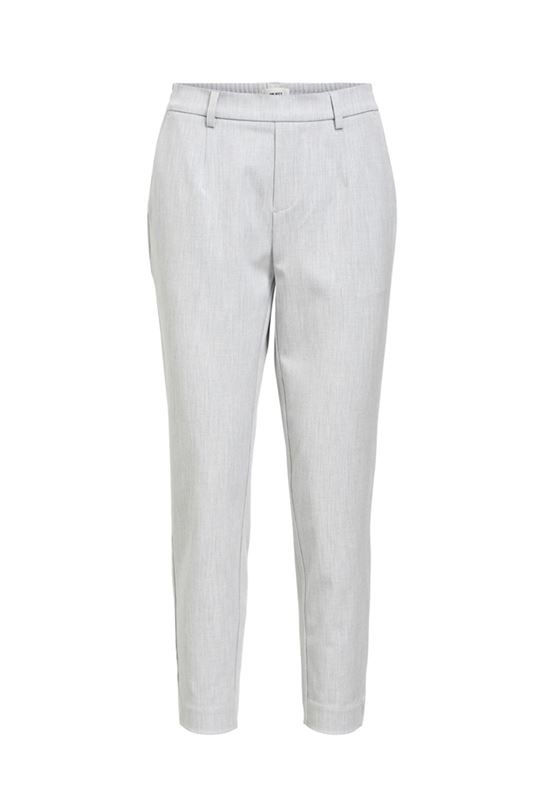 Byxor - Objlisa slim pant – Light grey melange