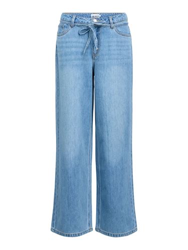 Jeans - Objrosie wide jeans – Light blue denim