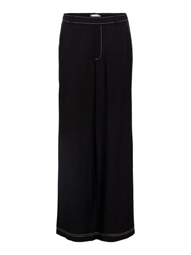 Byxor - Objjacira lisa pant – Black/white sand