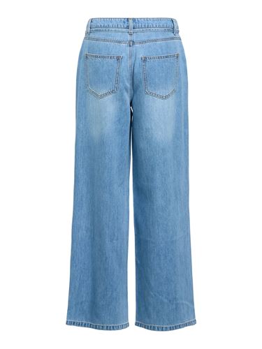 Jeans - Objrosie wide jeans – Light blue denim
