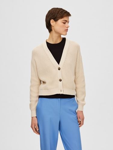 Koftor - Slfsinna knit cardigan – sandshell