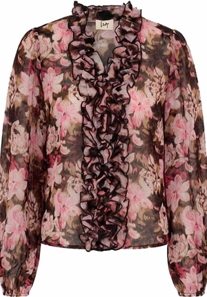 Blusar/Skjortor - Vibse ruffle blouse – Flower Blusar/Skjortor - Vibse ruffle blouse – Flower