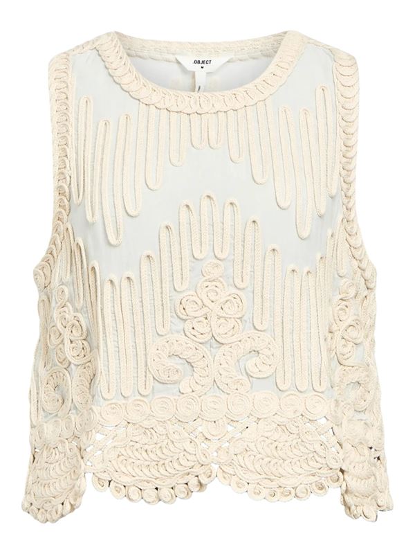 Toppar - Objprima knit top  – Sandshell