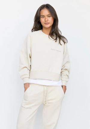 Tröjor/Koftor - Cropped Ivy Sweater – Off White