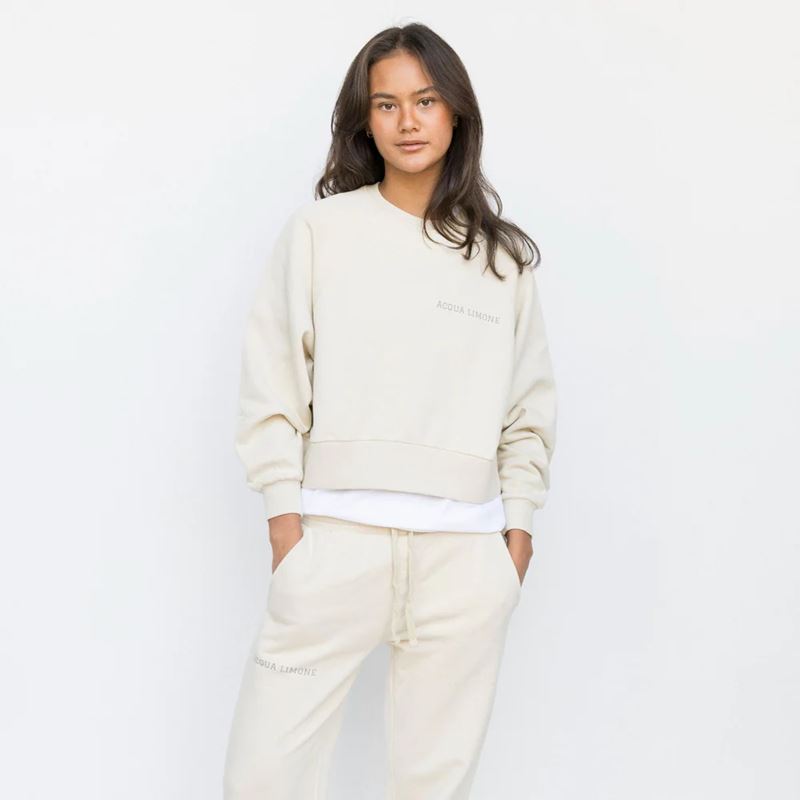 Tröjor/Koftor - Cropped Ivy Sweater – Off White