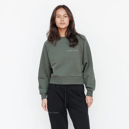 Tröjor/Koftor - Cropped Ivy Sweater – Forest Green