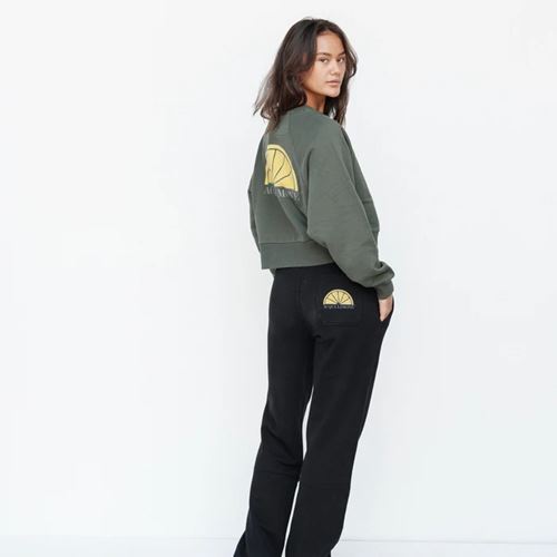 Tröjor/Koftor - Cropped Ivy Sweater – Forest Green