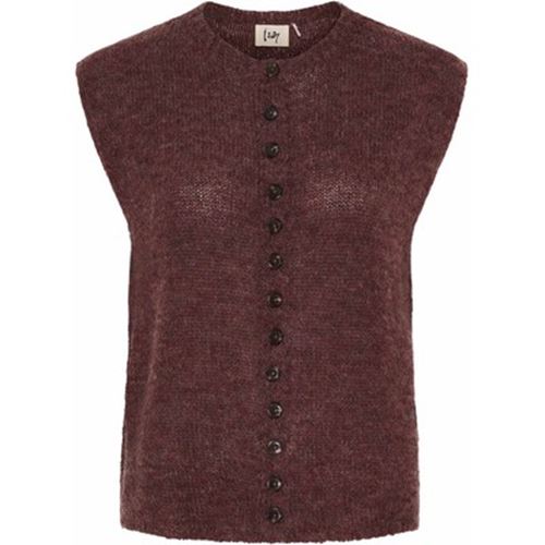 Tröjor/Koftor - Cosima waistcoat – Wine melange