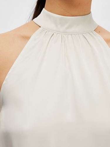 Toppar - Slfrachelle halter neck top – Birch