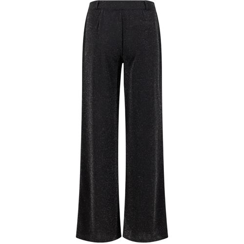 Byxor - Lurex pants Petra fit – Black/silver