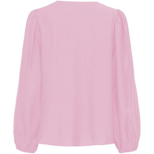 Toppar - Lykke V-neck Blouse – Rose