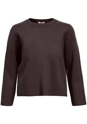 Tröjor/koftor - Objreynard o-neck pullover – Seal brown