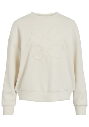 Tröjor/Koftor - Vireflect embo o-neck sweat top – Birch