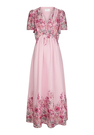 Klänningar - Serna Flower Print Dress – Light Pink