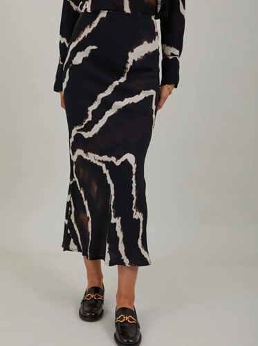Kjolar - Long skirt – Night clouds print
