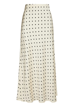 Kjolar - Viso Dot Skirt – Creme
