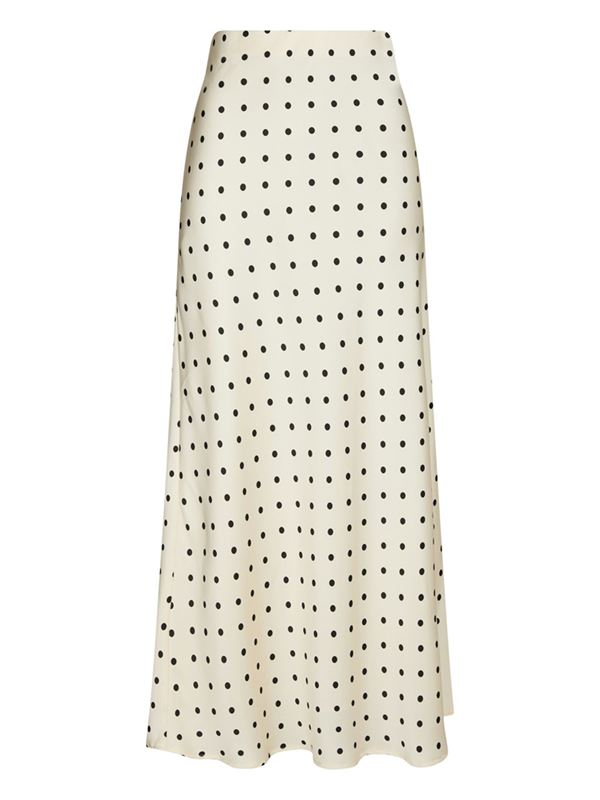 Kjolar - Viso Dot Skirt – Creme
