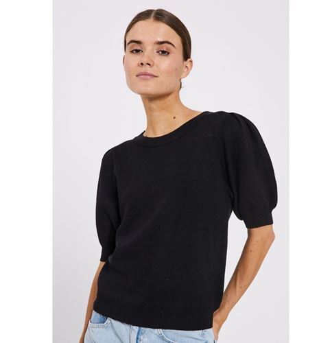 Toppar - Als knit tee – Black