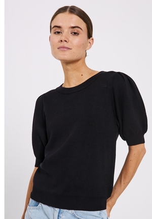 Toppar - Als knit tee – Black