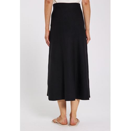 Kjolar - Als midi knit skirt – Black